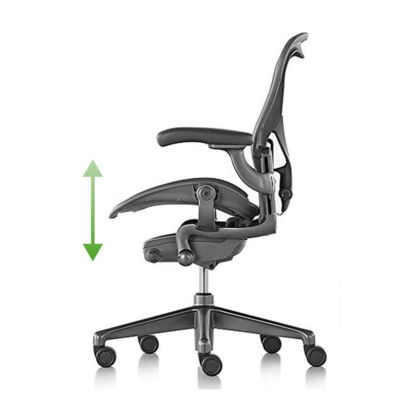 座面の高さをスムーズに調節できます。