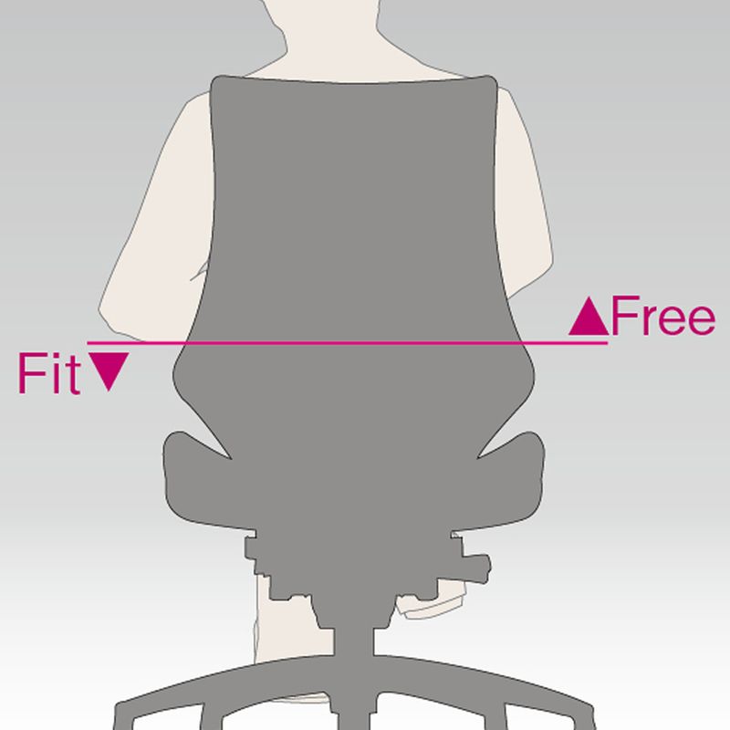 長時間のプレイ中もフィット＆フリーなチェア