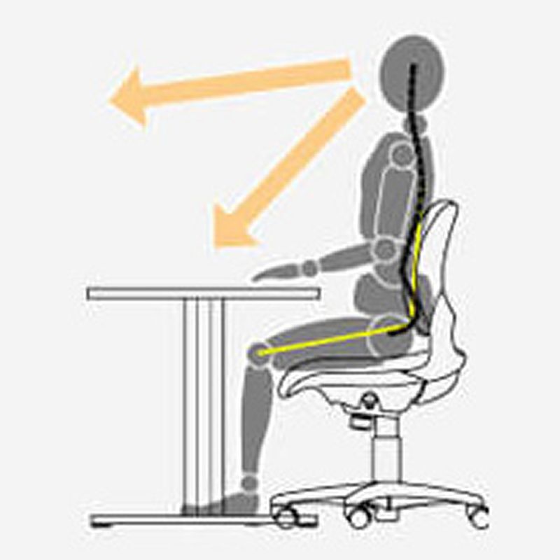 前傾姿勢でのプレイに適した設計