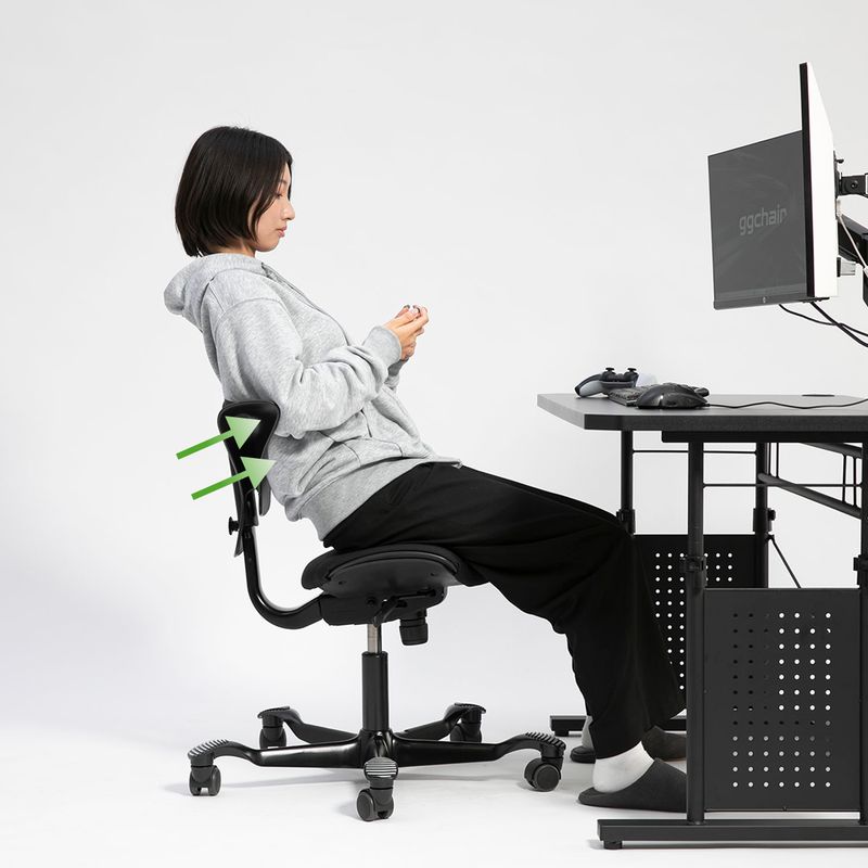 座り方に合わせて最適なロッキング強度に