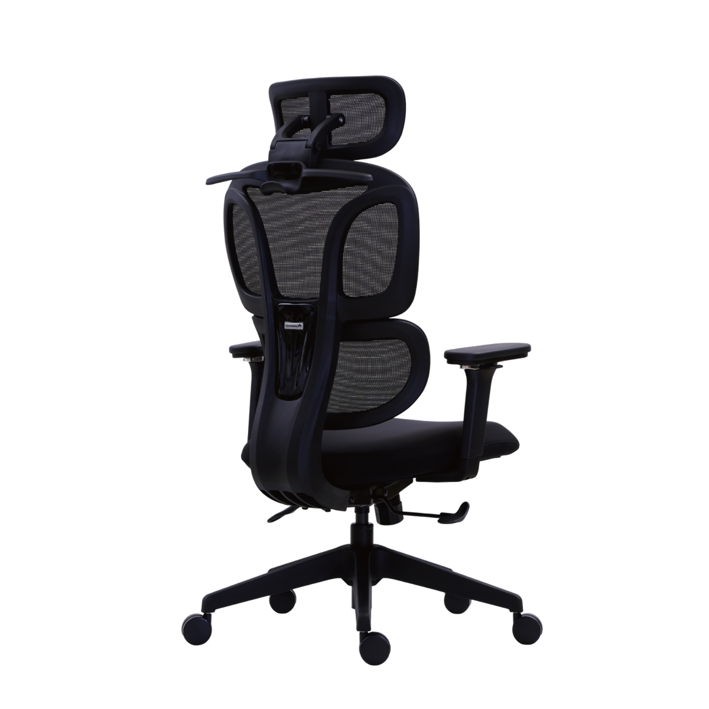 背もたれのメッシュ素材