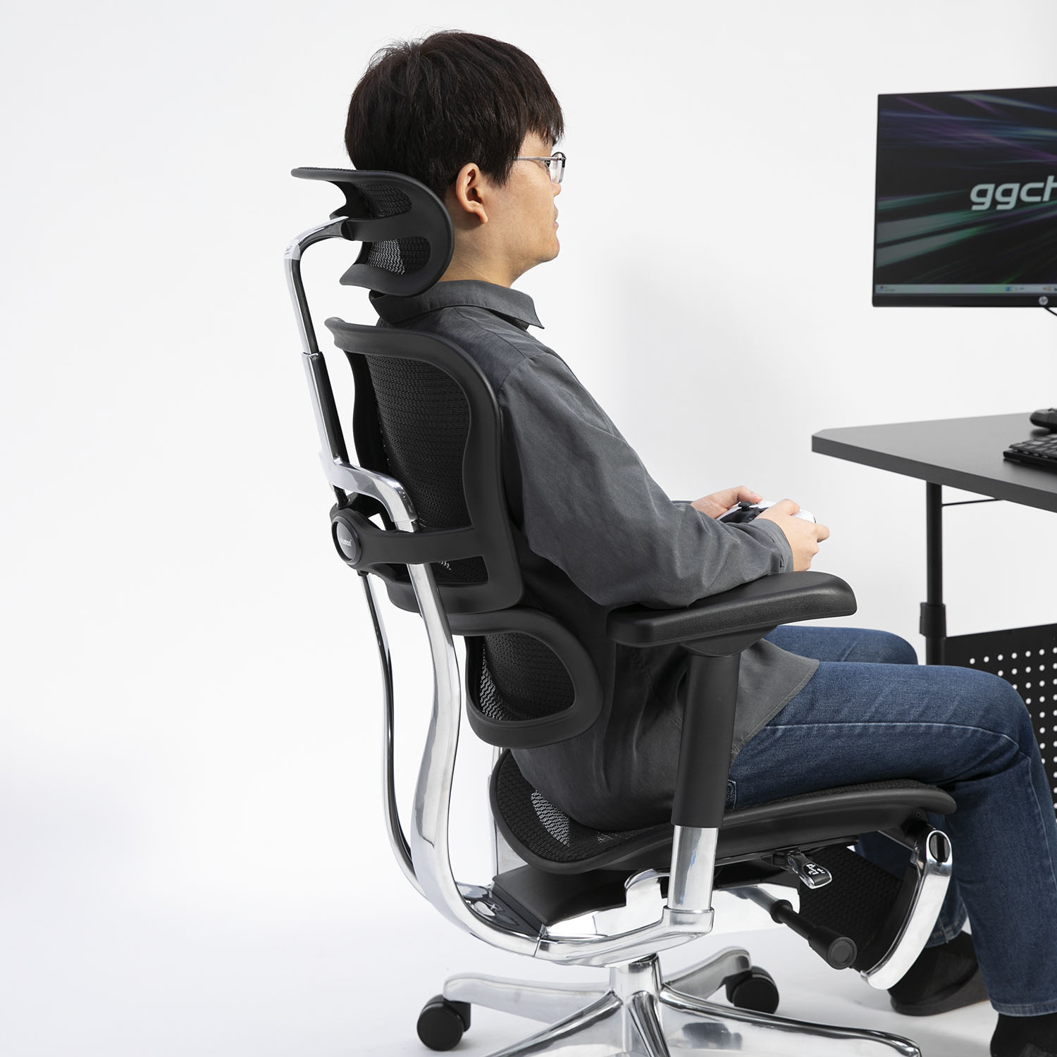 ランバーサポート使用