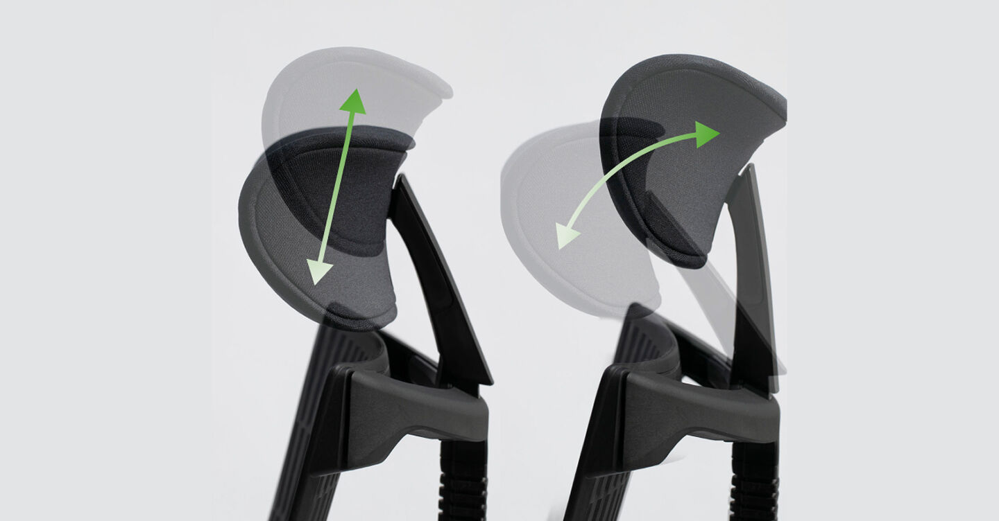 ヘッドレスト付きモデル