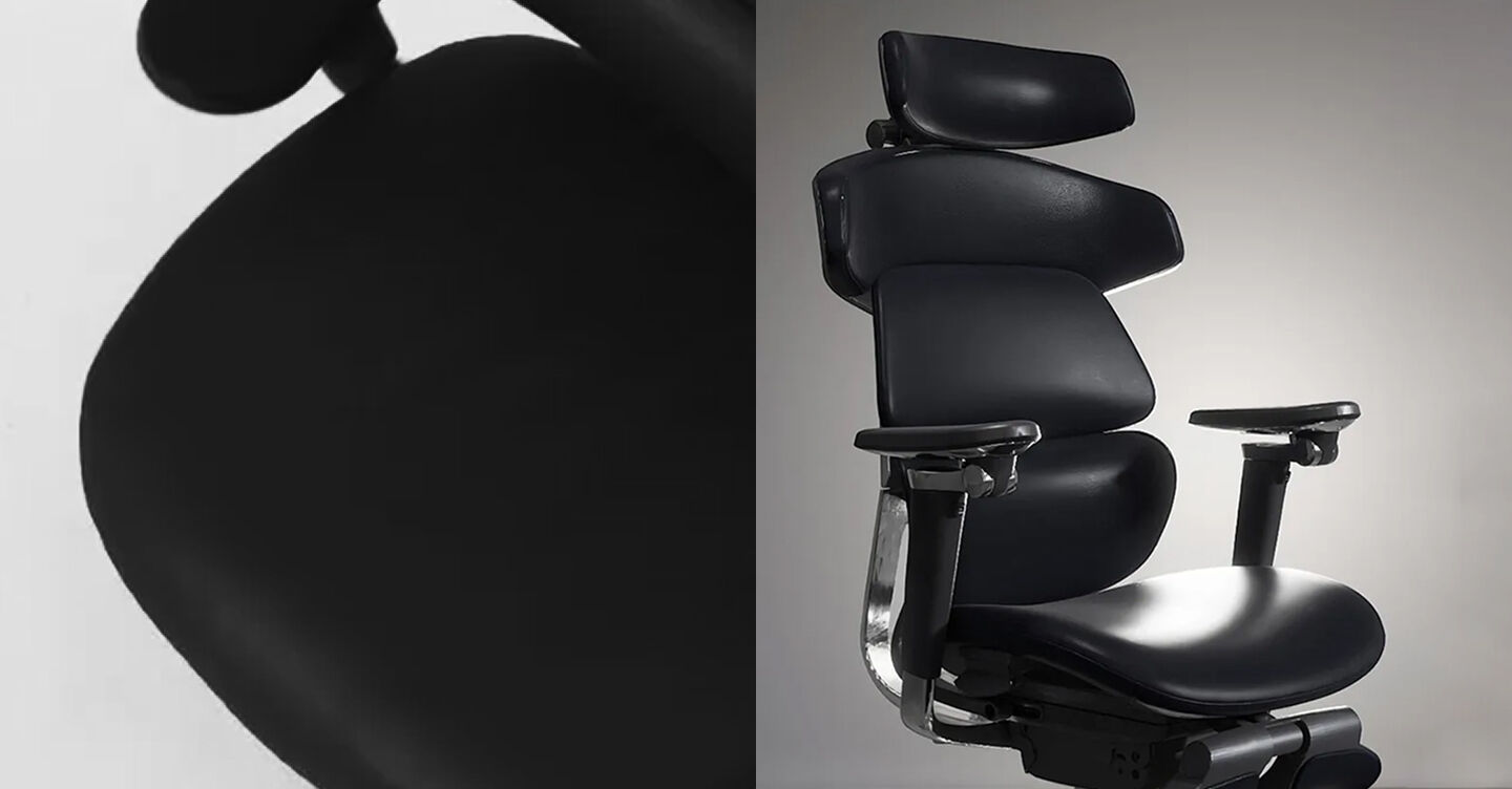 レザー素材のモデル