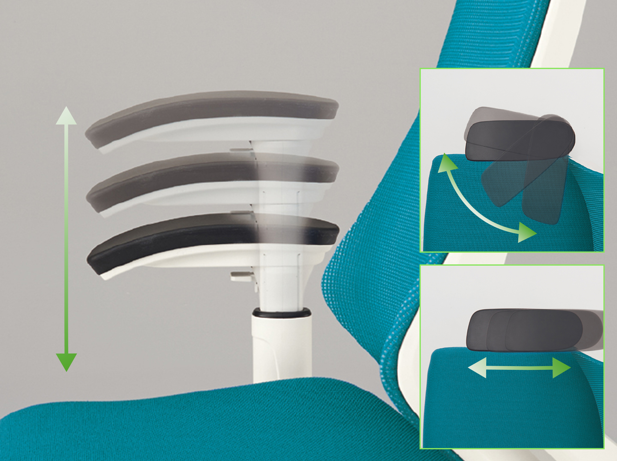 プレイ中の肘をベストポジションにする3D機能のアームレスト