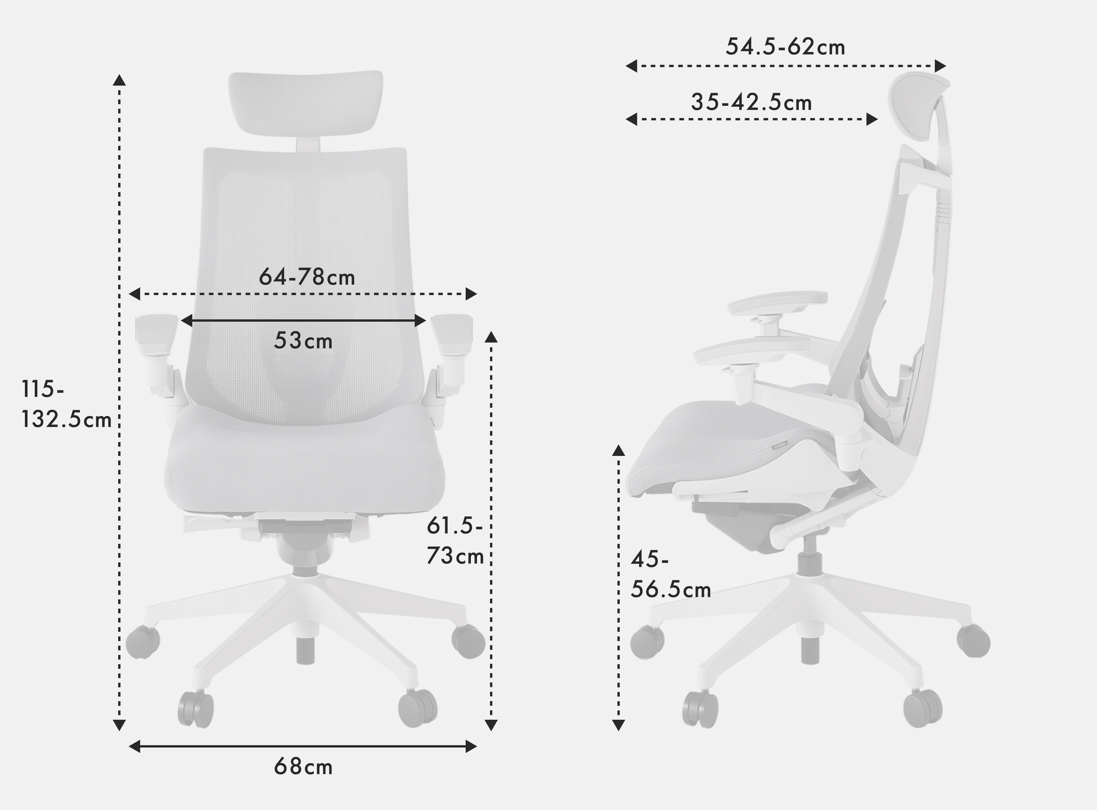 アクト2チェアサイズ