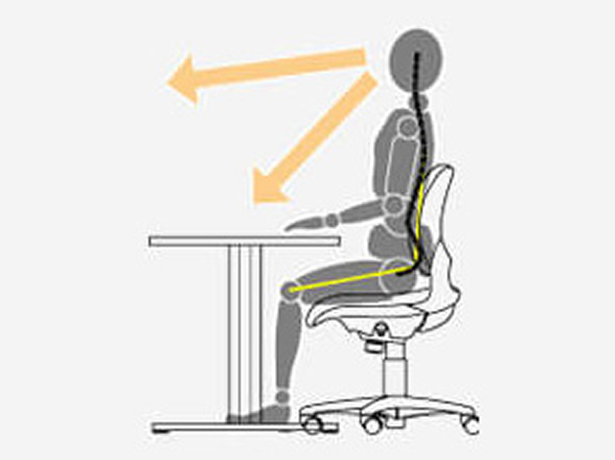 前傾姿勢でのプレイに適した設計