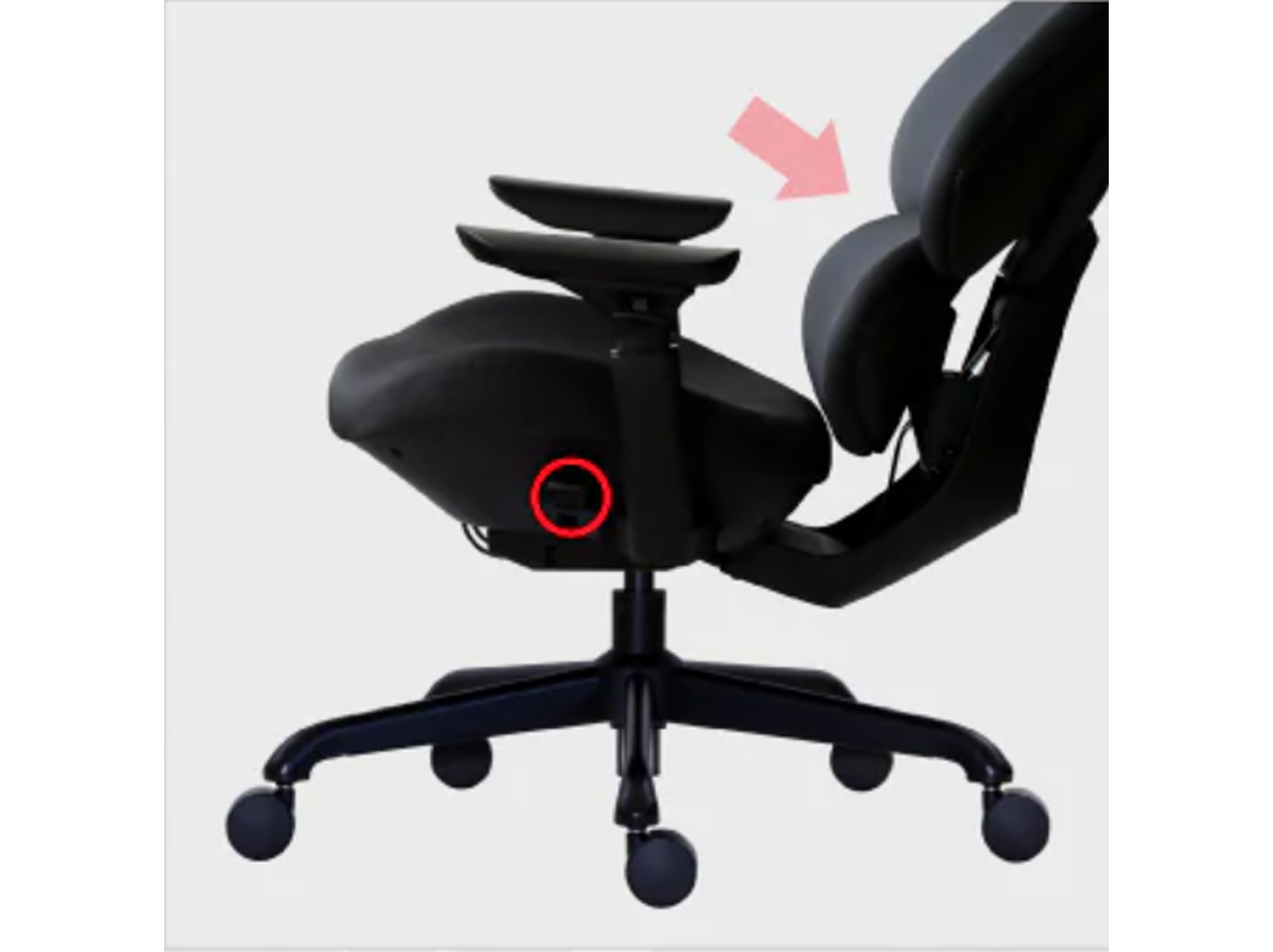 シンクロリクライニングロックレバー